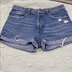 &Denim Blue Jean Shorts